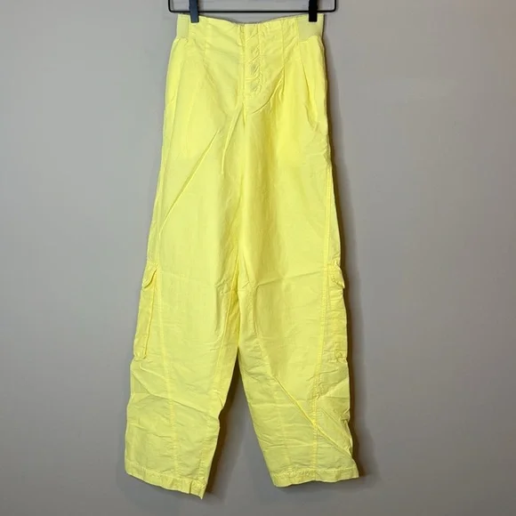 Free People Movement Women's Mesmerize Me Pant Yellow - Size XS - Picture 6 of 12